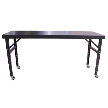 Mobile Adjustable Height Work Table, 96″W x 34″D